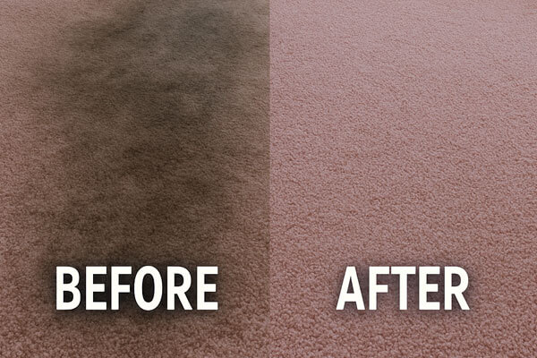 Before/After Carpet Cleaning Startford Upon Avon