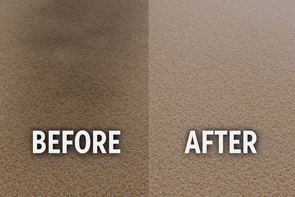 Before/After Carpet Cleaning Startford Upon Avon